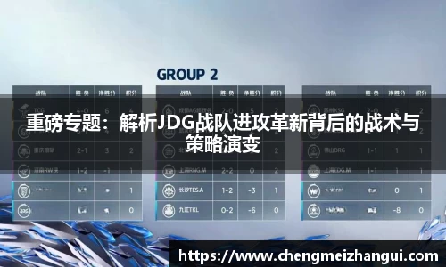 重磅专题：解析JDG战队进攻革新背后的战术与策略演变
