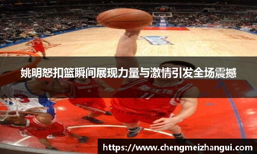 姚明怒扣篮瞬间展现力量与激情引发全场震撼