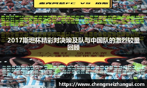 2017斯坦杯精彩对决埃及队与中国队的激烈较量回顾